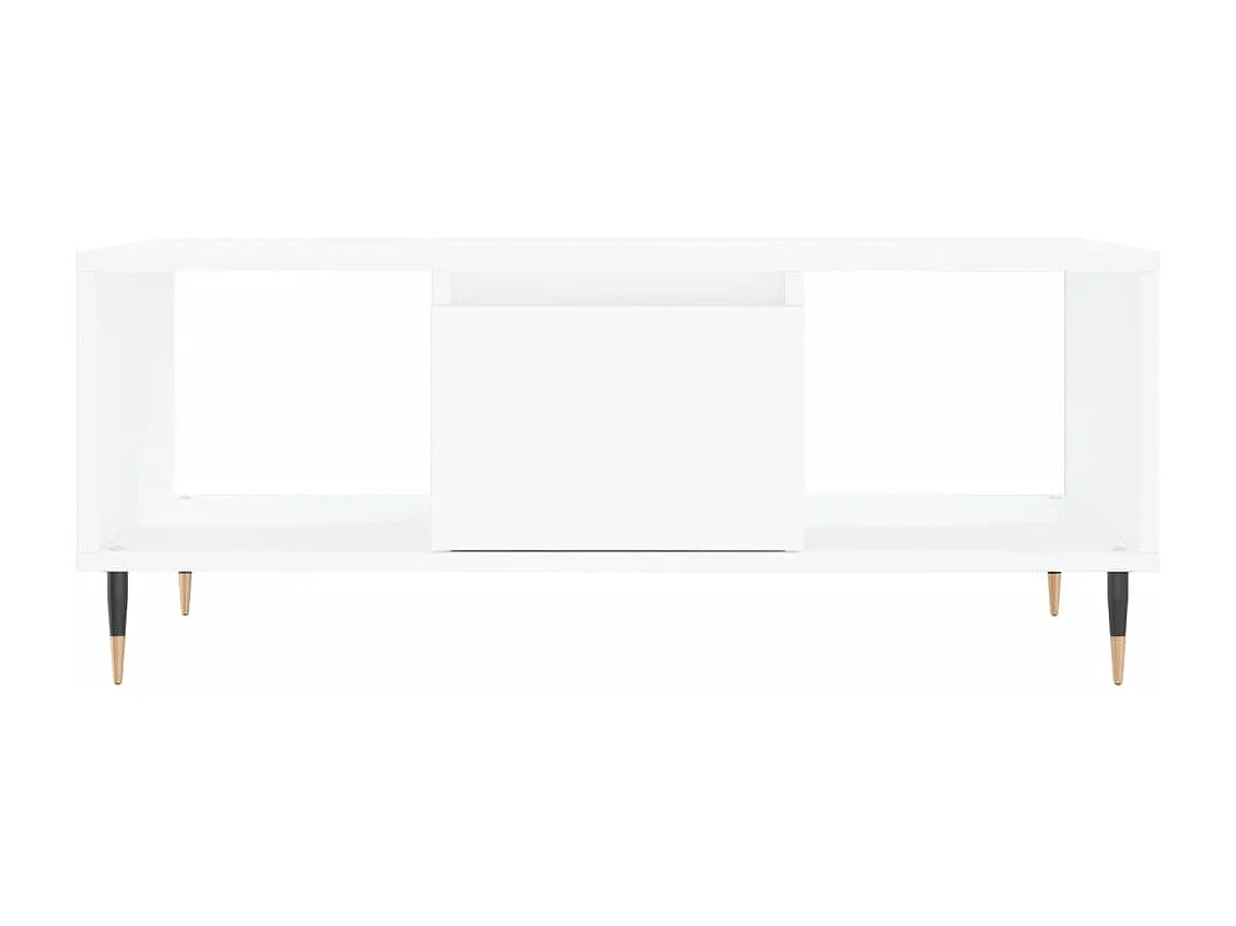 Mesa de centro | Mesa auxiliar madera ingeniería metal gris Sonoma 80x80x45 cm SHL4958