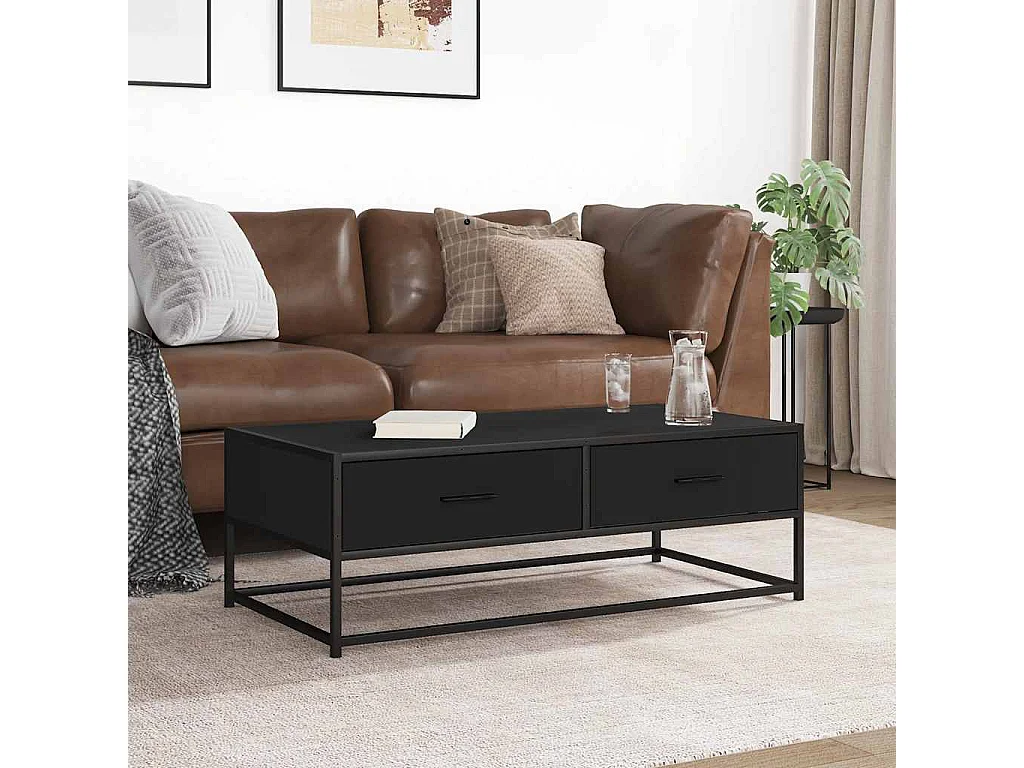 Mesa de centro-Mesa auxiliar madera maciza de pino marrón miel 60x61x32,5 cm SHL3338