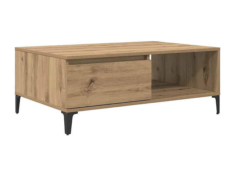 Couchtisch-Wohnzimmertisch-Beistelltische Artisan-Eiche 90x60x35 cm Holzwerkstoff SHL34314