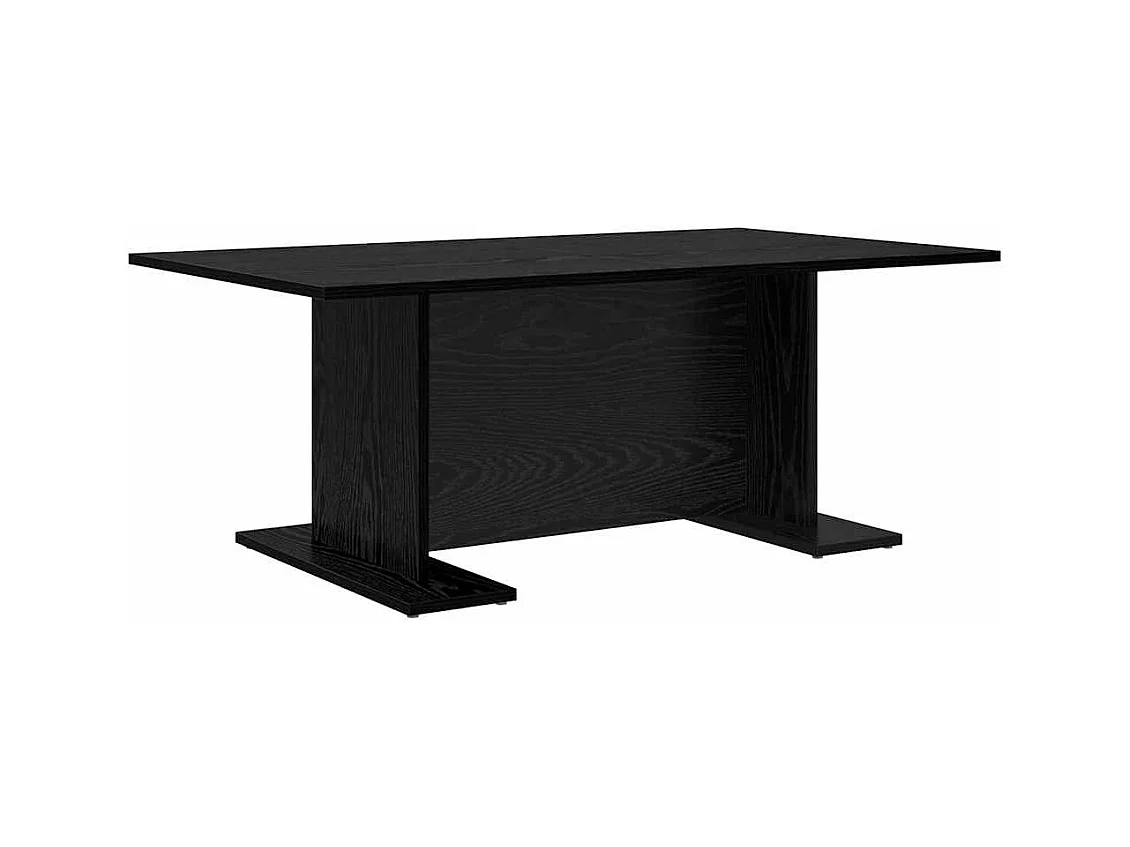 Table basse salon-Table d'appoint Chêne noir 103,5x60x40 cm Bois d'ingénierie SHL11262
