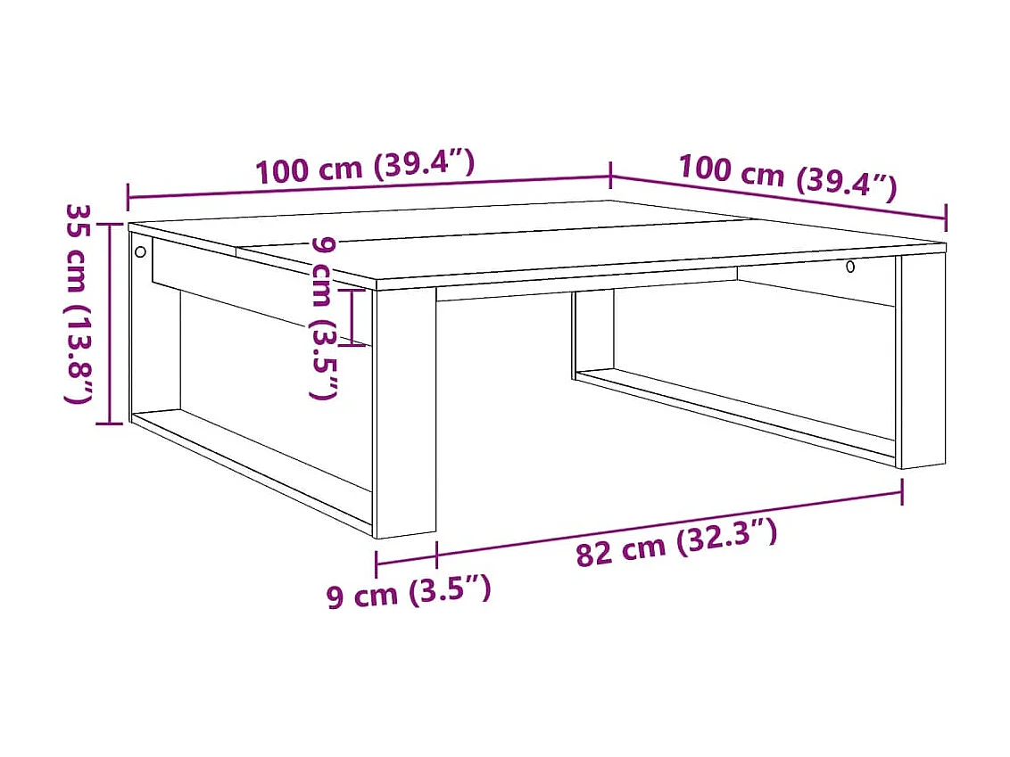 Mesa de centro-Mesa auxiliar plateada acero inoxidable y vidrio templado SHL890664