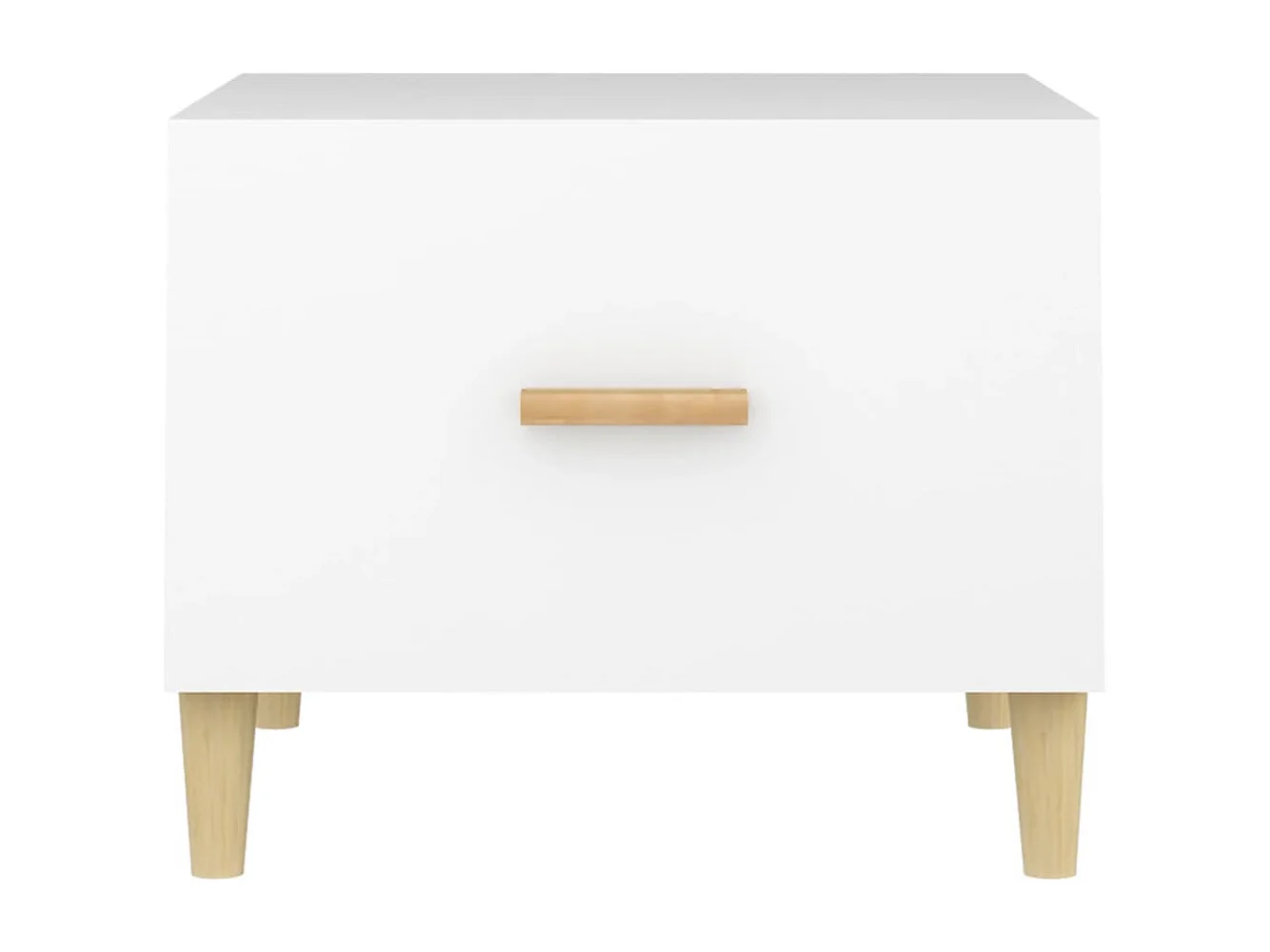 Mesa de centro | Mesa auxiliar madera contrachapada blanco 102x50x40 cm SHL414951