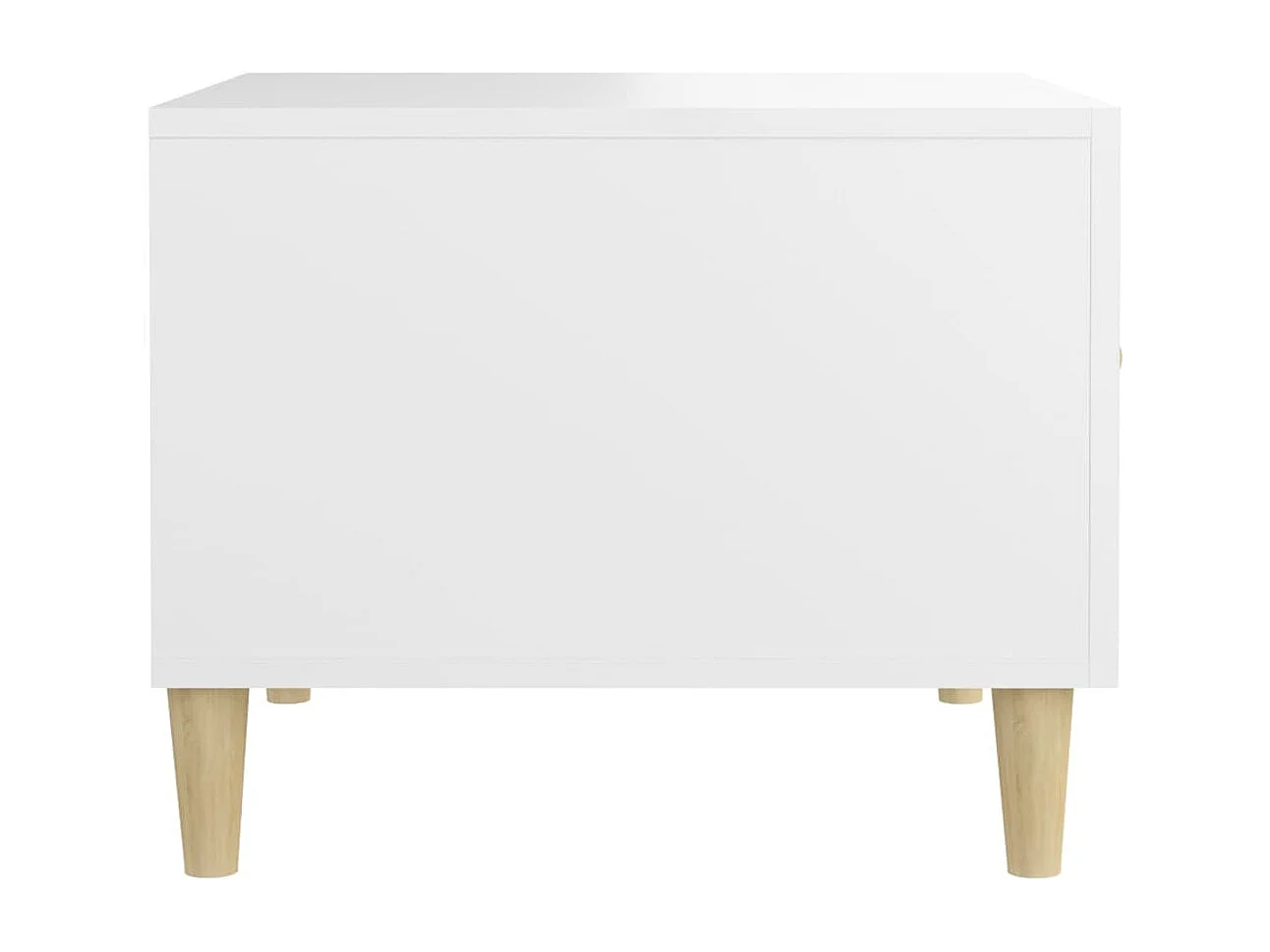 Mesa de centro | Mesa auxiliar madera contrachapada blanco 102x50x40 cm SHL414951