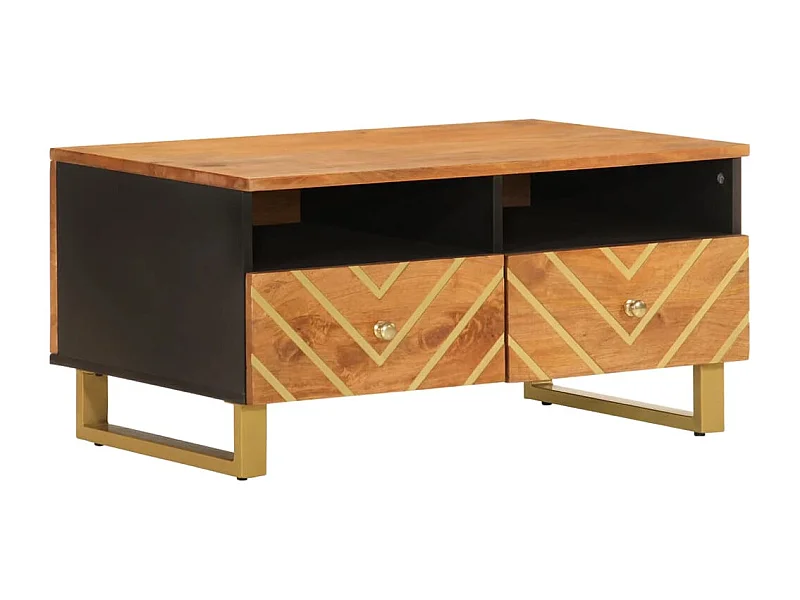 Mesa de centro | Mesa auxiliar con Infinity LED roble Sonoma 50x50x50 cm SHL508620