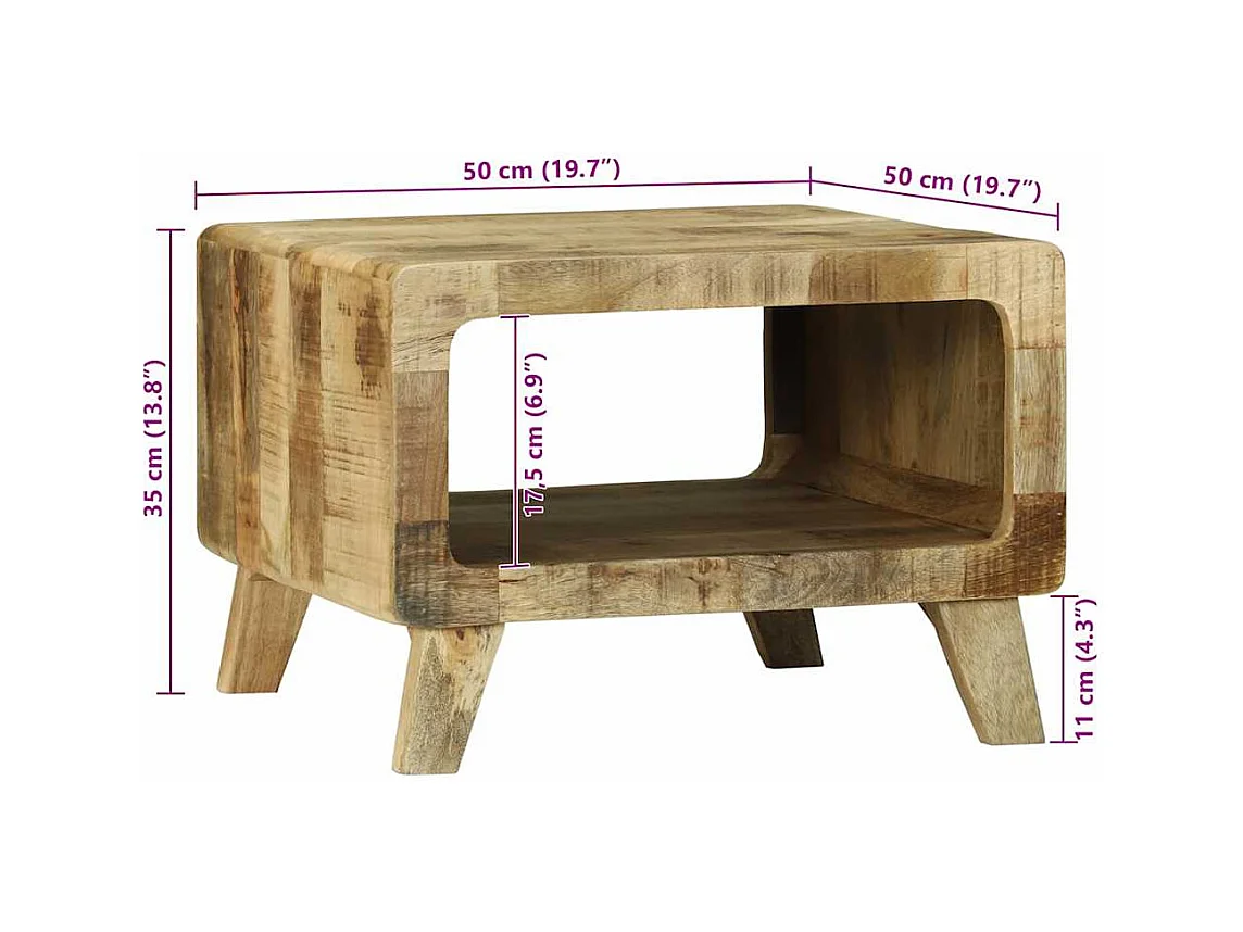 Mesas de centro | Mesitas auxiliares 2 uds de acero negro SHL1508
