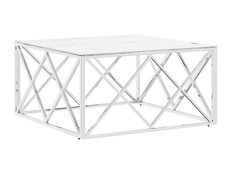 Mesa de centro | Mesa auxiliar con Infinity LED blanco 50x53x30 cm SHL670686