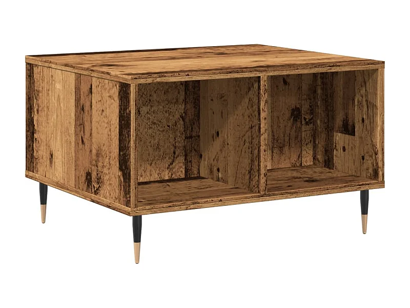 Couchtisch-Wohnzimmertisch-Beistelltische Altholz-Optik 60x50x36,5 cm Holzwerkstoff SHL67677
