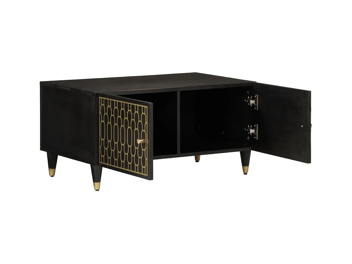 Mesa de centro | Mesa auxiliar con luces LED blanco 50x49x40 cm SHL286494