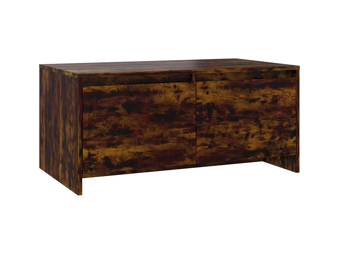 Mesa de centro | Mesa auxiliar madera contrachapada blanco 90x44,5x45 cm SHL4471