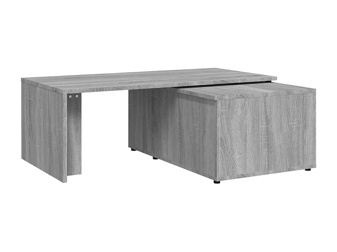 Table basse salon-Table d'appoint Sonoma gris 150x50x35 cm Bois d'ingénierie SHL5469
