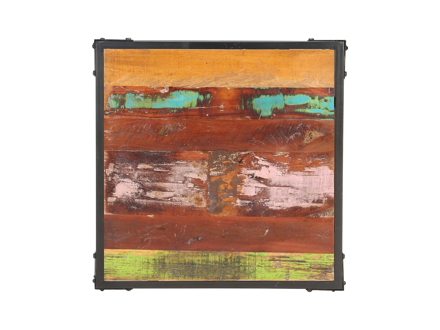 Mesa de centro | Mesa de café | Mesa auxiliar Roble Negro 68x38x50 cm Madera contrachapada SHL4762