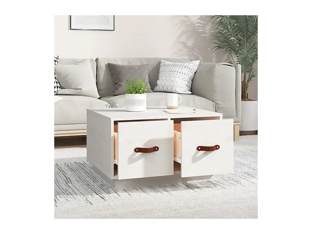 Mesa de centro | Mesa auxiliar madera contrachapada roble marrón 90x50x40 cm SHL76992