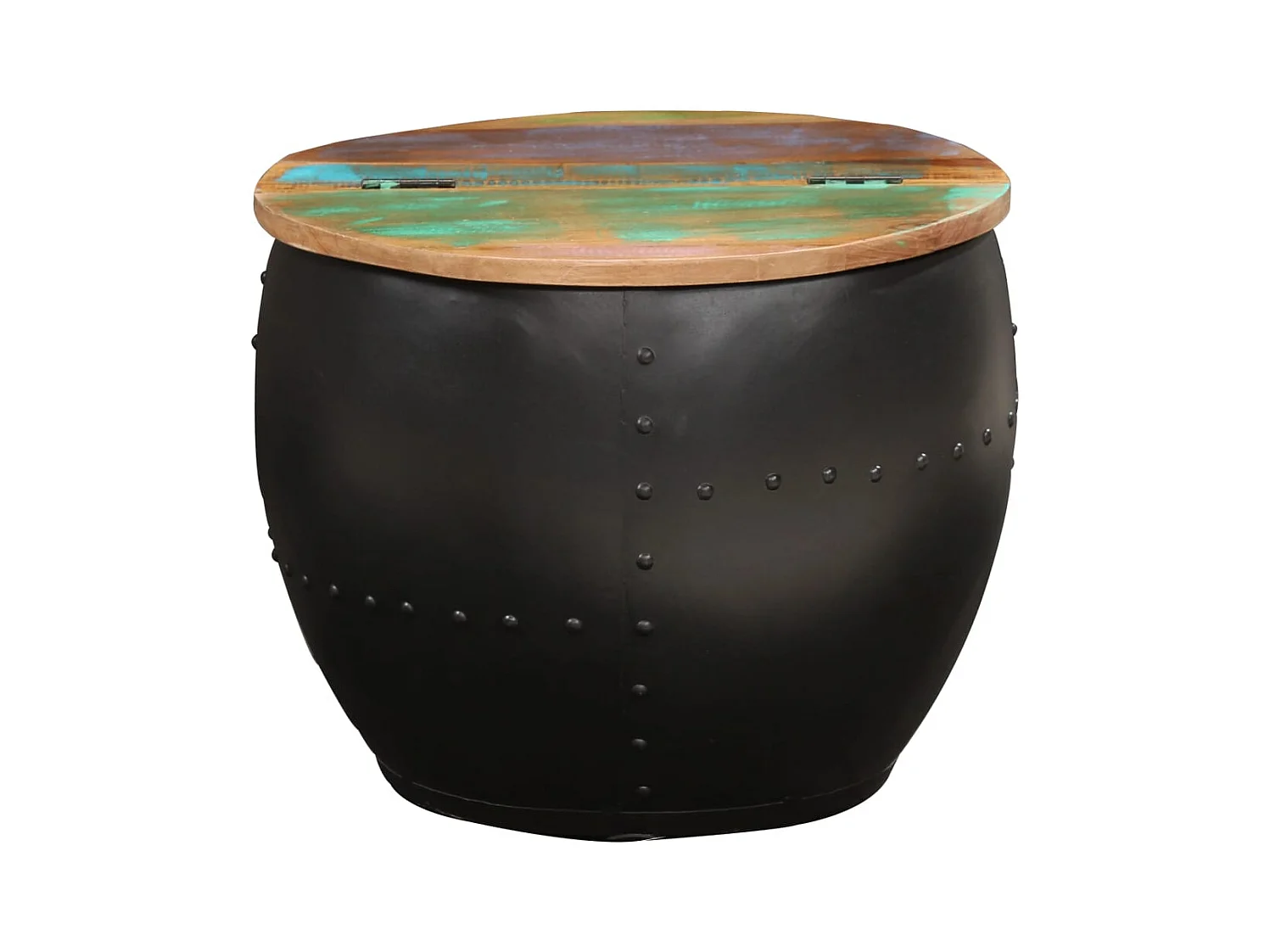 Mesa de centro | Mesa de café | Mesa auxiliar Roble artisan 80x80x31 cm Madera contrachapada SHL3489