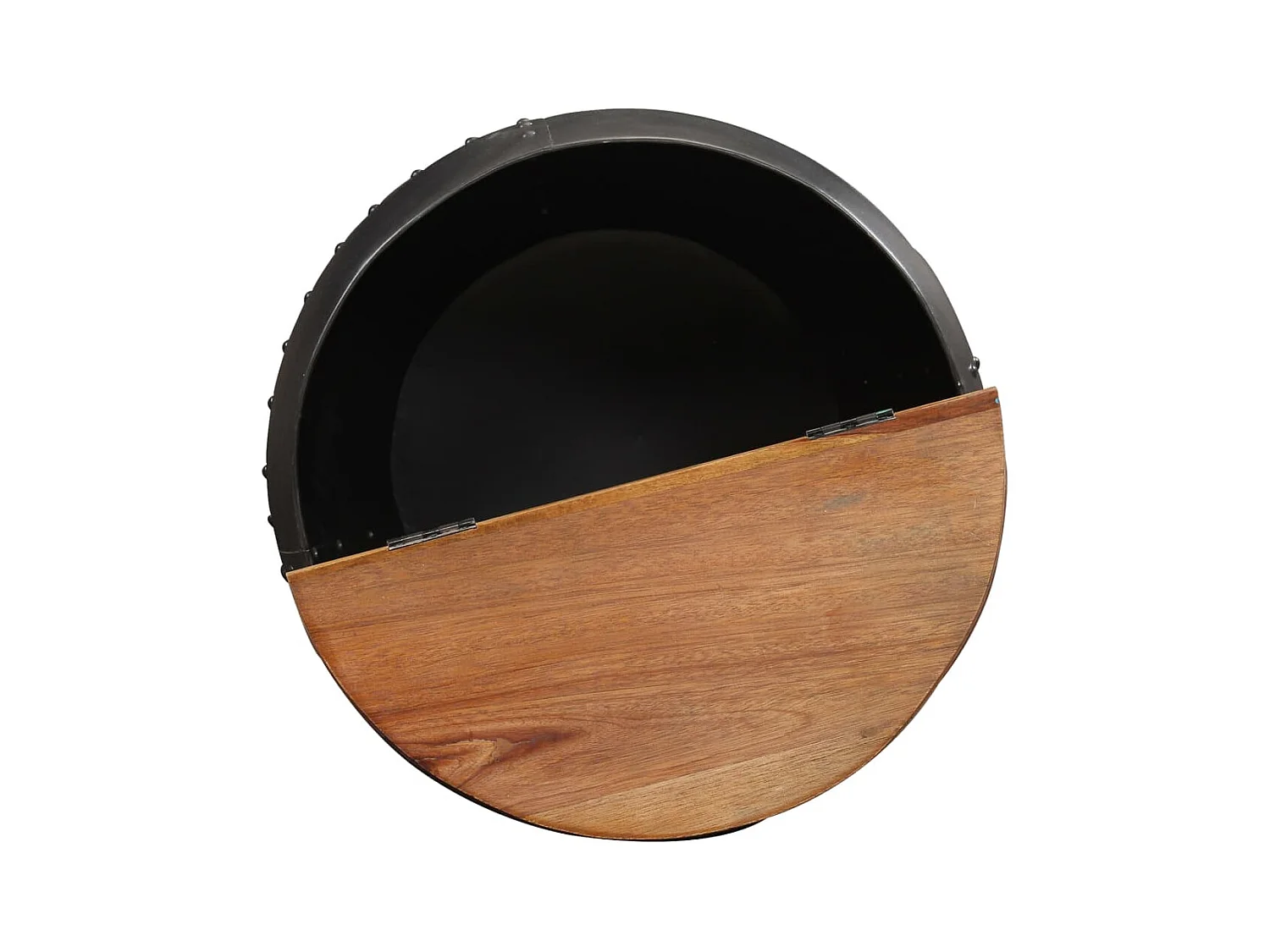 Mesa de centro | Mesa de café | Mesa auxiliar Roble artisan 80x80x31 cm Madera contrachapada SHL3489