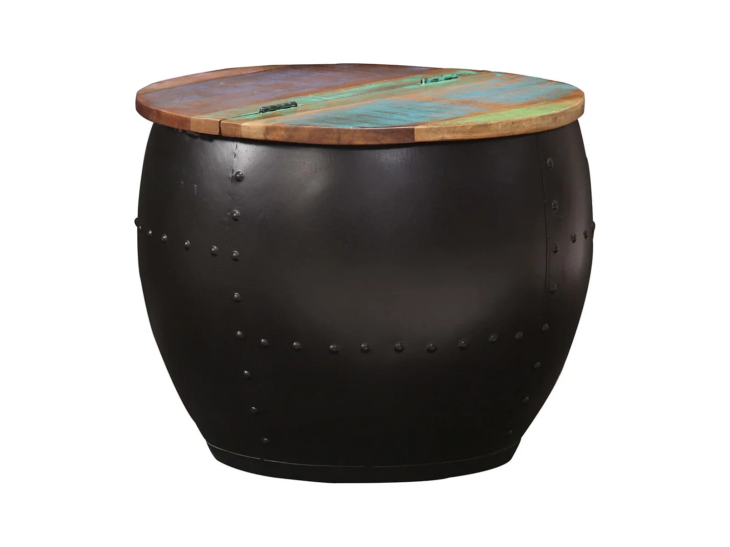 Mesa de centro | Mesa de café | Mesa auxiliar Roble artisan 80x80x31 cm Madera contrachapada SHL3489