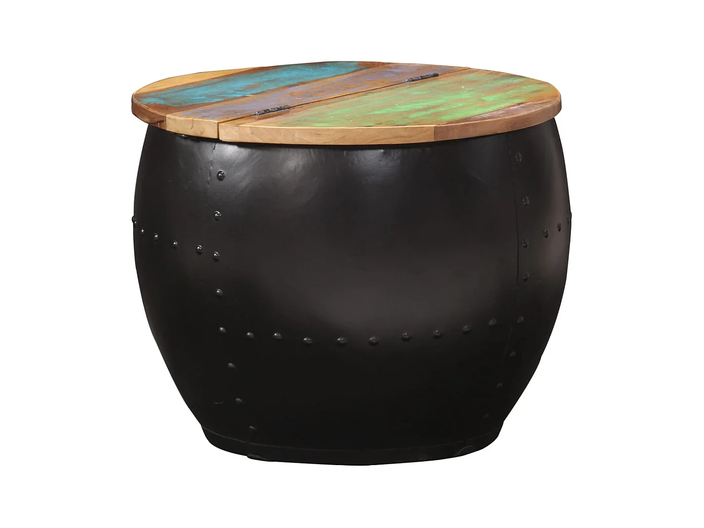 Mesa de centro | Mesa de café | Mesa auxiliar Roble artisan 80x80x31 cm Madera contrachapada SHL3489