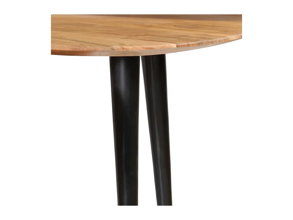 Conjunto de mesas de centro 3 pcs madeira de acácia maciça