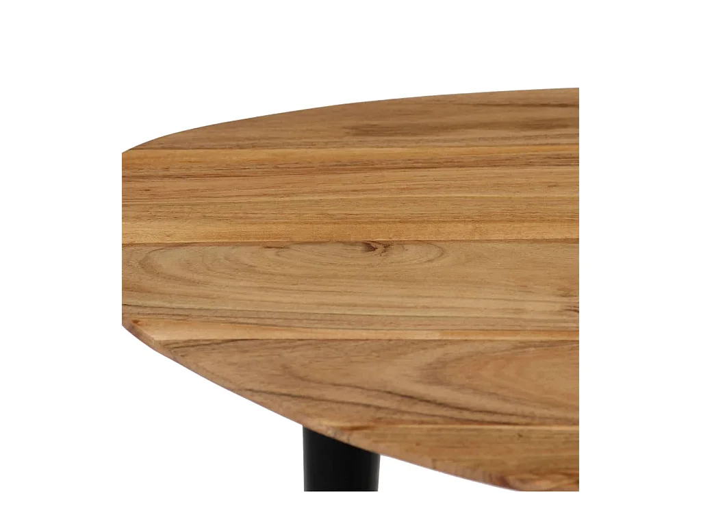 Conjunto de mesas de centro 3 pcs madeira de acácia maciça