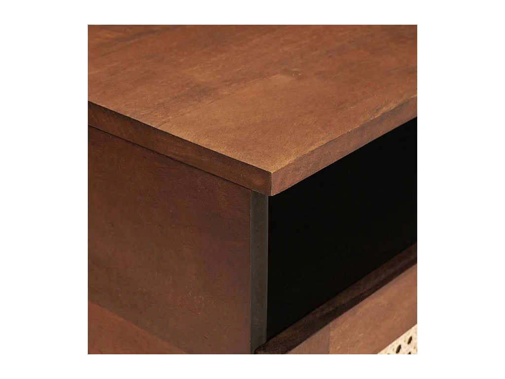 Mesas de centro | Mesa auxiliar apilables y tapa de vidrio 2 pzas acero negro SHL4696