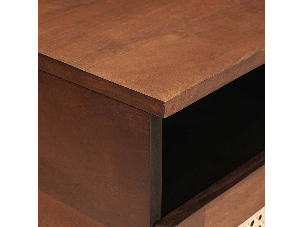 Mesas de centro | Mesa auxiliar apilables y tapa de vidrio 2 pzas acero negro SHL4696