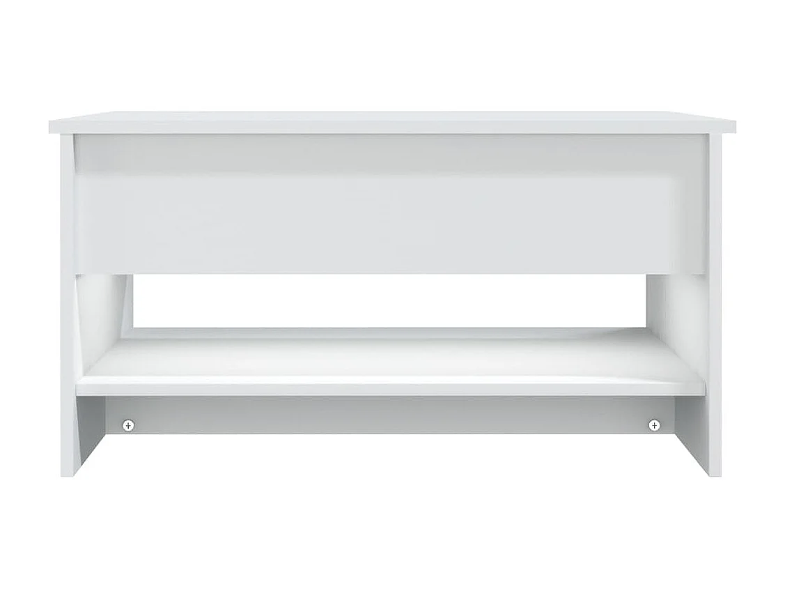 Couchtisch-Sofatisch-Beistelltische Weiß 80x50x40 cm Holzwerkstoff SHL58438