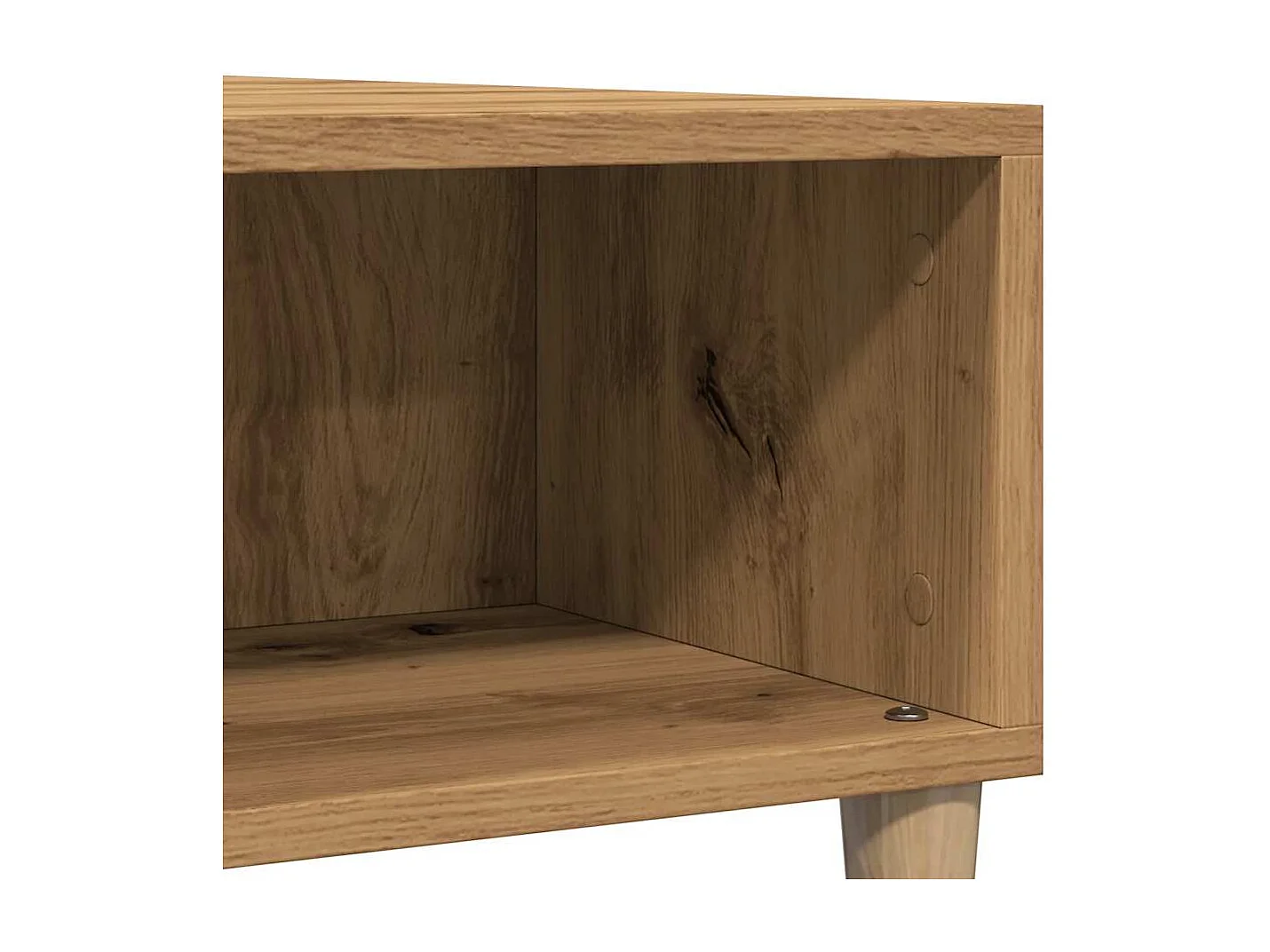 Couchtisch-Wohnzimmertisch-Beistelltische Artisan-Eiche 60x60x30 cm Holzwerkstoff SHL67596