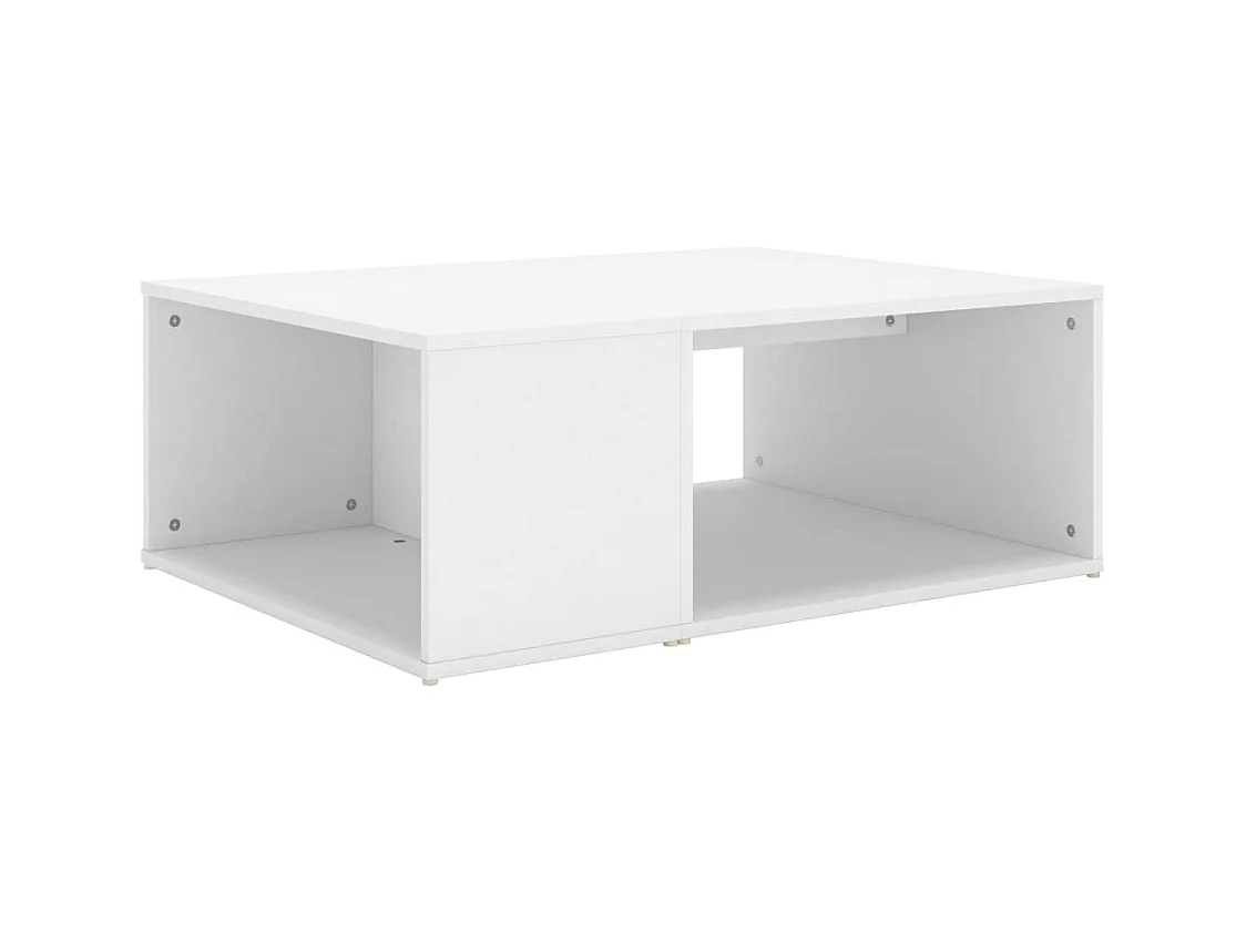 Mesa de centro | Mesa auxiliar de acero y tapa vidrio transparente 50x50x41 cm SHL4522