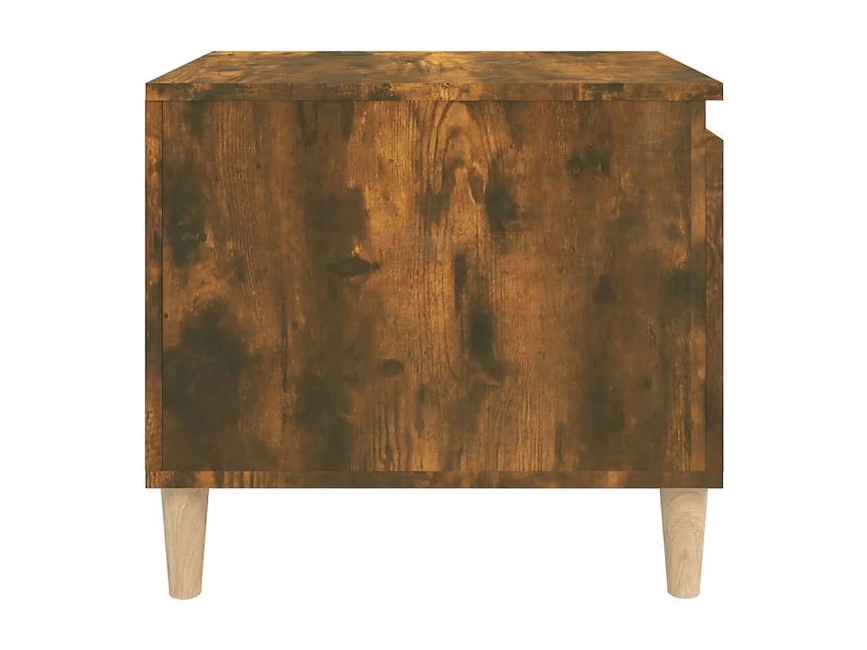 Couchtisch-Wohnzimmertisch-Beistelltische Räuchereiche 100x50x45 cm Holzwerkstoff SHL34924