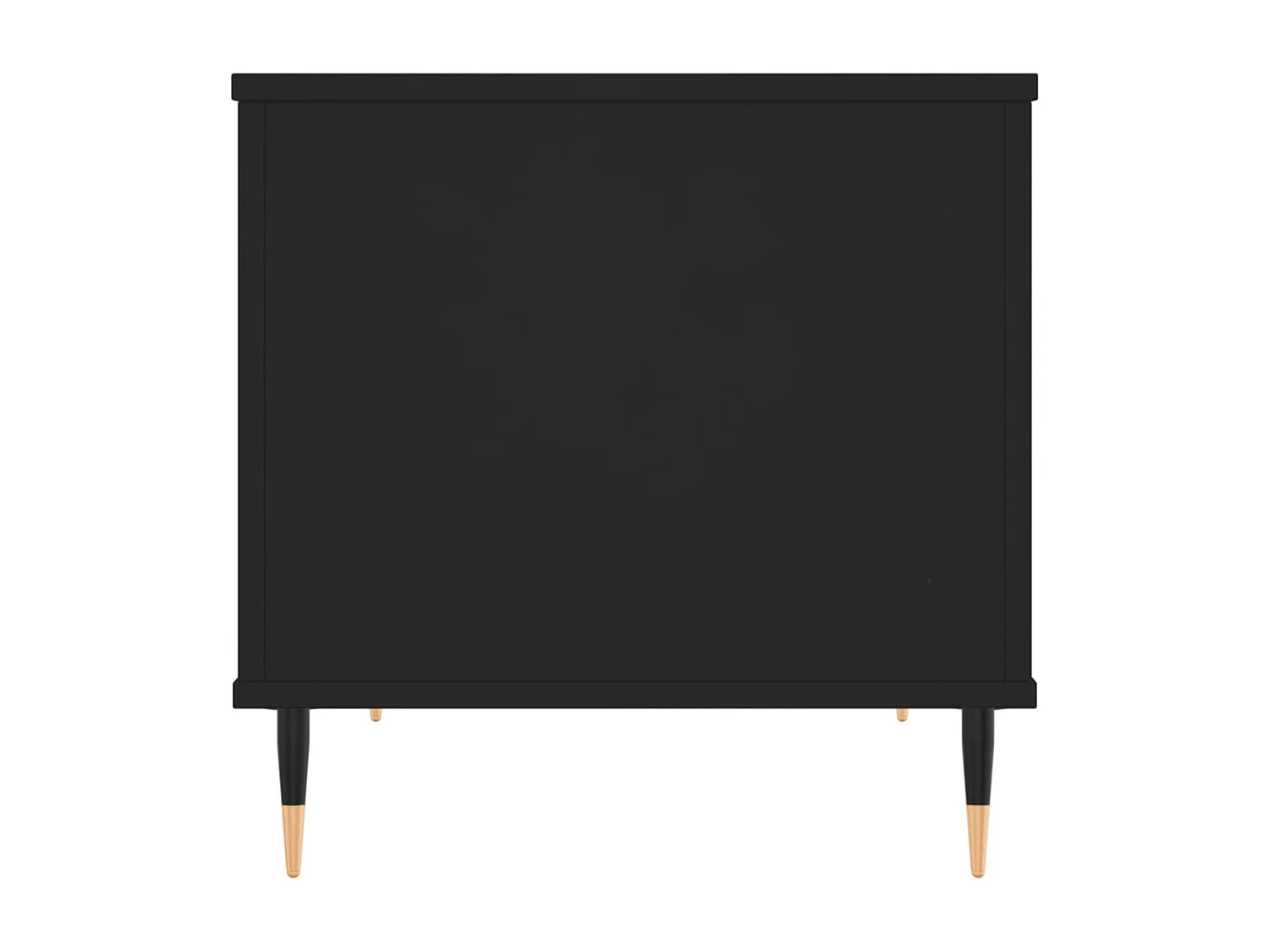 Salontafel | Woonkamertafel | Koffietafel 60x44,5x45 cm bewerkt hout zwart