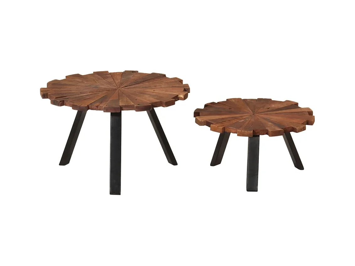 Mesa de centro | Mesa auxiliar con Infinity LED roble Sonoma 40x40x51 cm SHL2504