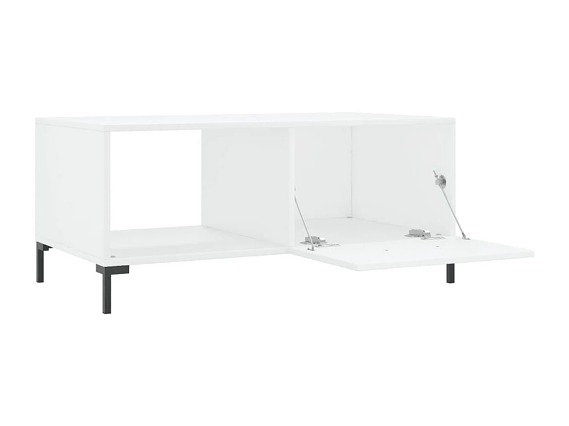 Mesa de centro | Mesa auxiliar madera de ingeniería negra 80x54x40 cm SHL4691