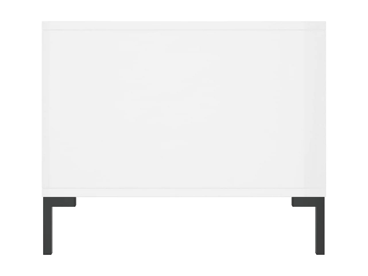 Mesa de centro | Mesa auxiliar madera de ingeniería negra 80x54x40 cm SHL4691