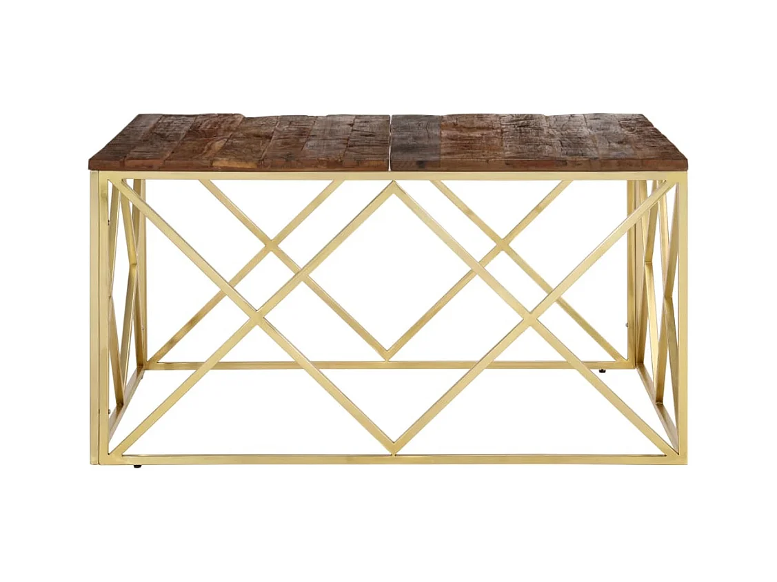 Mesa de centro | Mesa auxiliar con Infinity LED gris hormigón 50x50x50 cm SHL2137