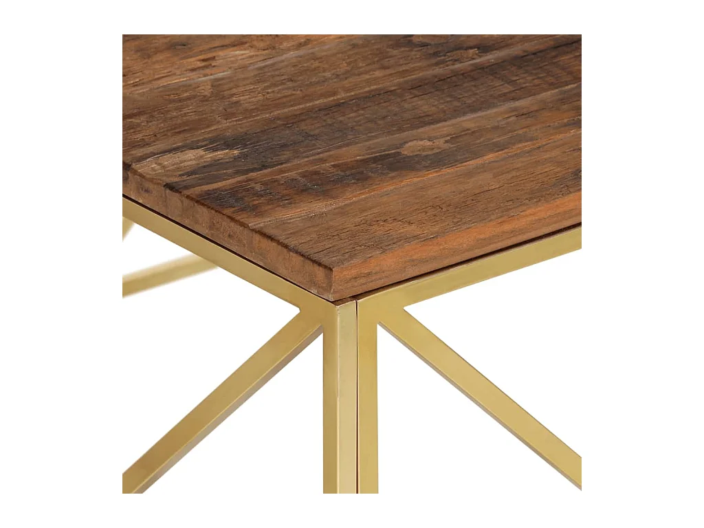 Mesa de centro | Mesa auxiliar con Infinity LED gris hormigón 50x50x50 cm SHL2137