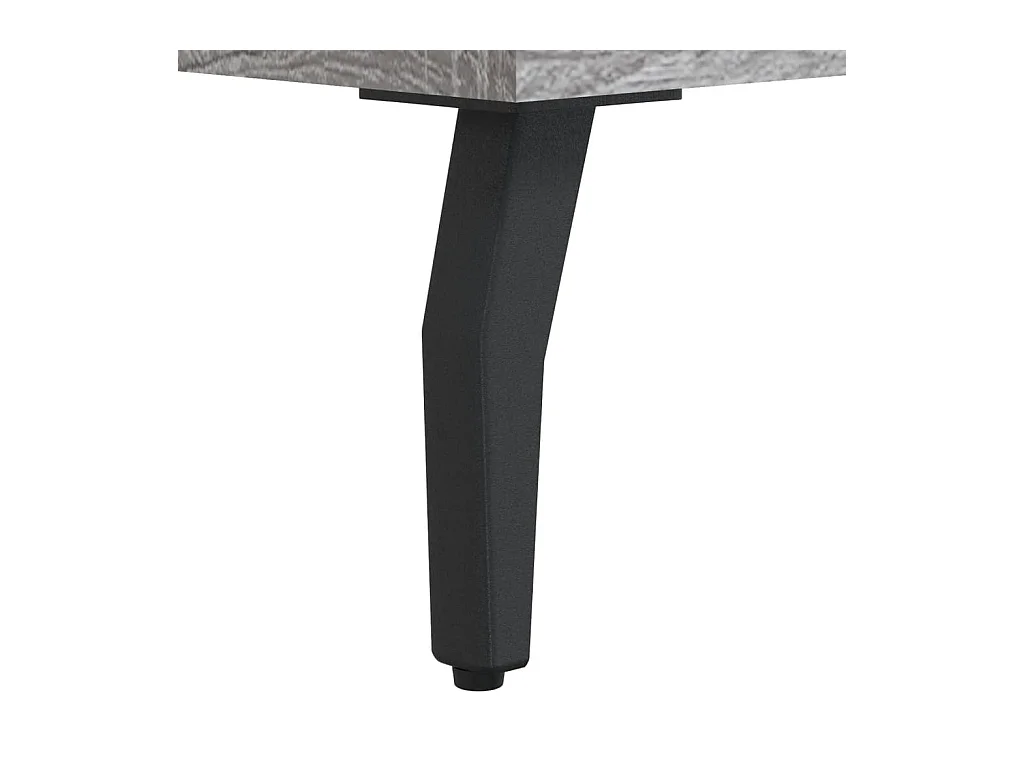 Salontafel | Woonkamertafel | Bijzettafel 50x50x40 cm bewerkt hout grijs sonoma eiken