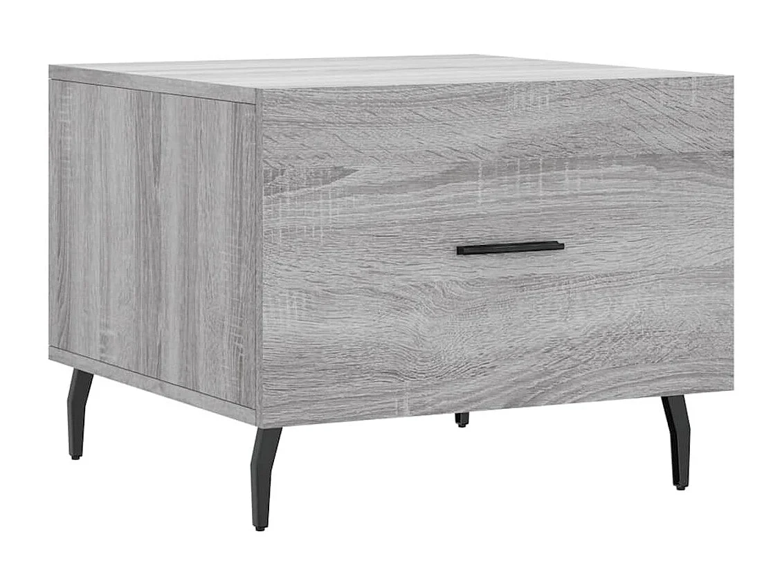 Table basse salon-Table d'appoint Sonoma gris 50x50x40 cm Bois d'ingénierie SHL94279