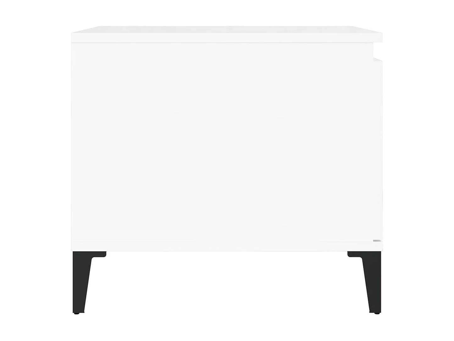 Mesa de centro | Mesa auxiliar madera de ingeniería blanca 50x50x40 cm SHL4056