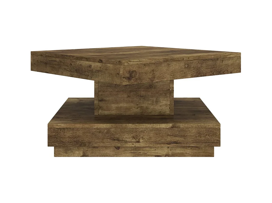 Mesa de centro | Mesa de café | Mesa auxiliar Multicolor 80x54x45 cm madera maciza reciclada SHL478019