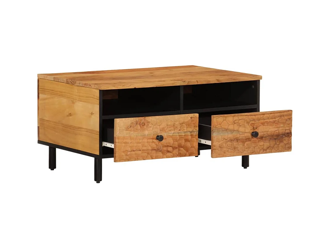 Mesa de centro | Mesa auxiliar con Infinity LED roble Sonoma 90x50x30 cm SHL1448