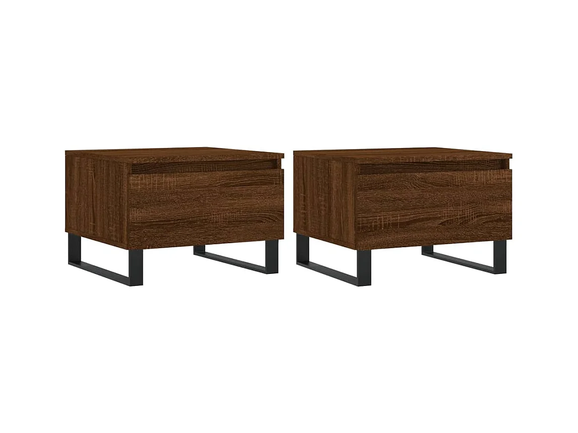Mesa de centro | Mesa auxiliar madera maciza de pino marrón miel 100x50x41 cm SHL34742