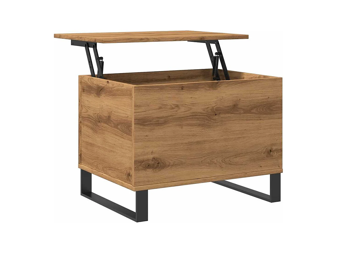 Mesa de centro-Mesa auxiliar vintage con almacenaje madera reciclada SHL779955