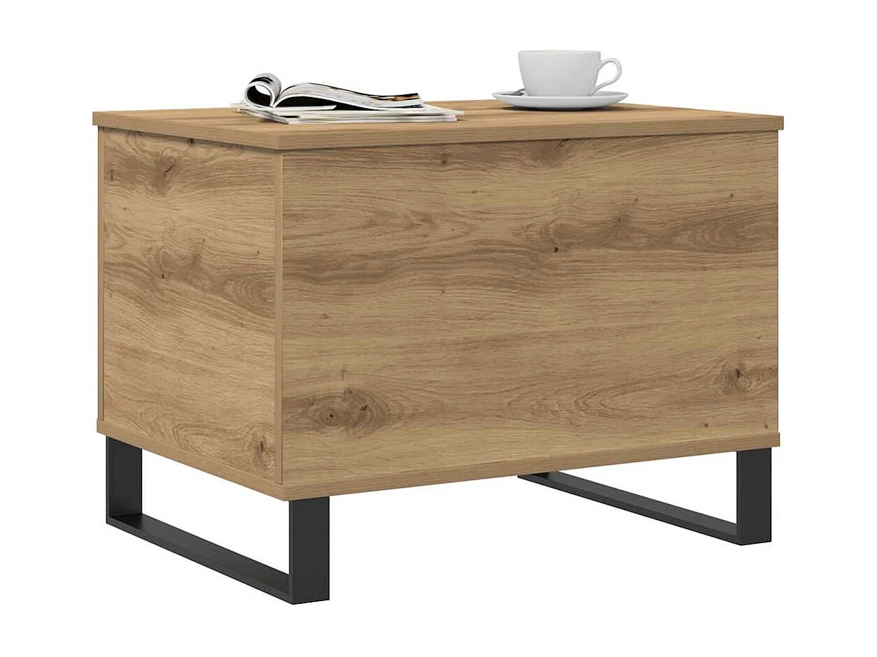 Couchtisch-Wohnzimmertisch-Beistelltische Artisan-Eiche 60x44,5x45 cm Holzwerkstoff SHL4180