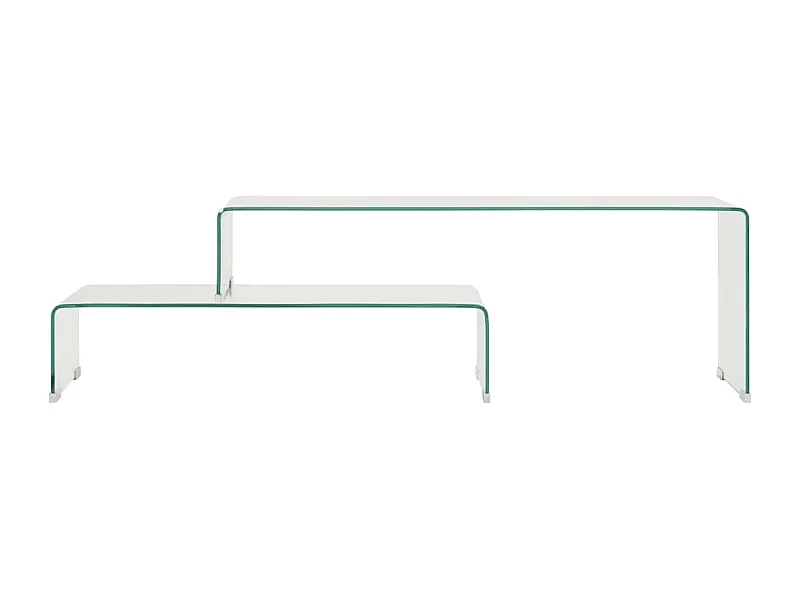 Mesa de centro | Mesa de café | Mesa auxiliar Marrón miel 80x50x40 cm madera maciza de mango SHL1316