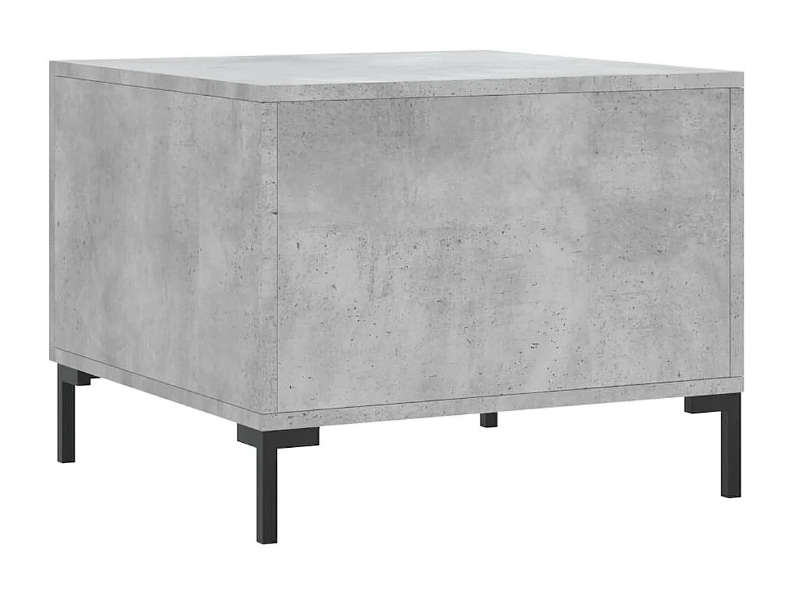 Couchtisch 2er Set-Sofatisch-Beistelltische Betongrau 50x50x40 cm Holzwerkstoff SHL54957