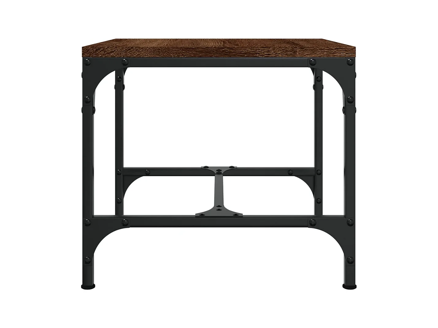 Mesa de centro | Mesa auxiliar madera contrachapada roble ahumado 90x44,5x45 cm SHL1552