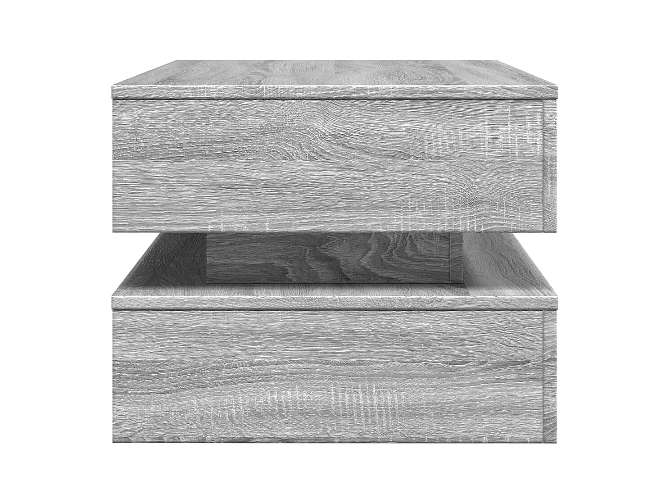 Mesa de centro-Mesa auxiliar de madera maciza de pino blanco 55x56x32 cm SHL84689