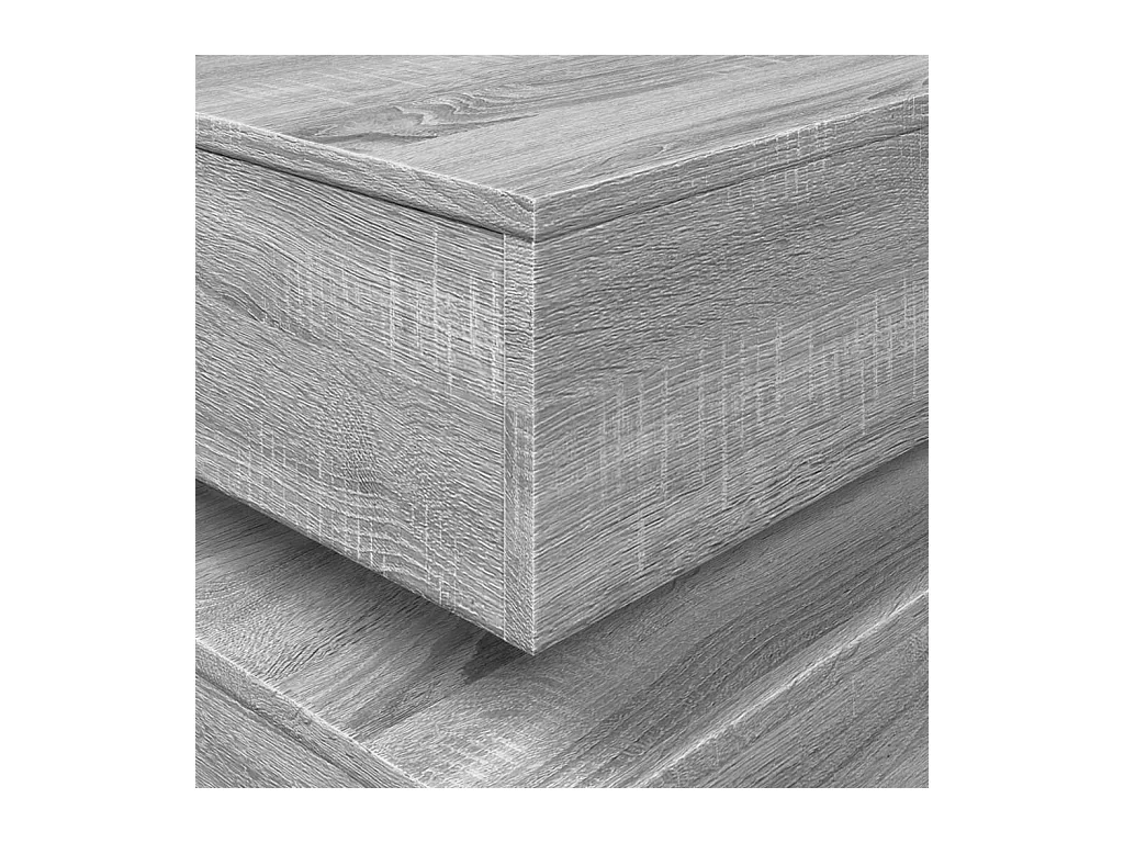 Mesa de centro-Mesa auxiliar de madera maciza de pino blanco 55x56x32 cm SHL84689