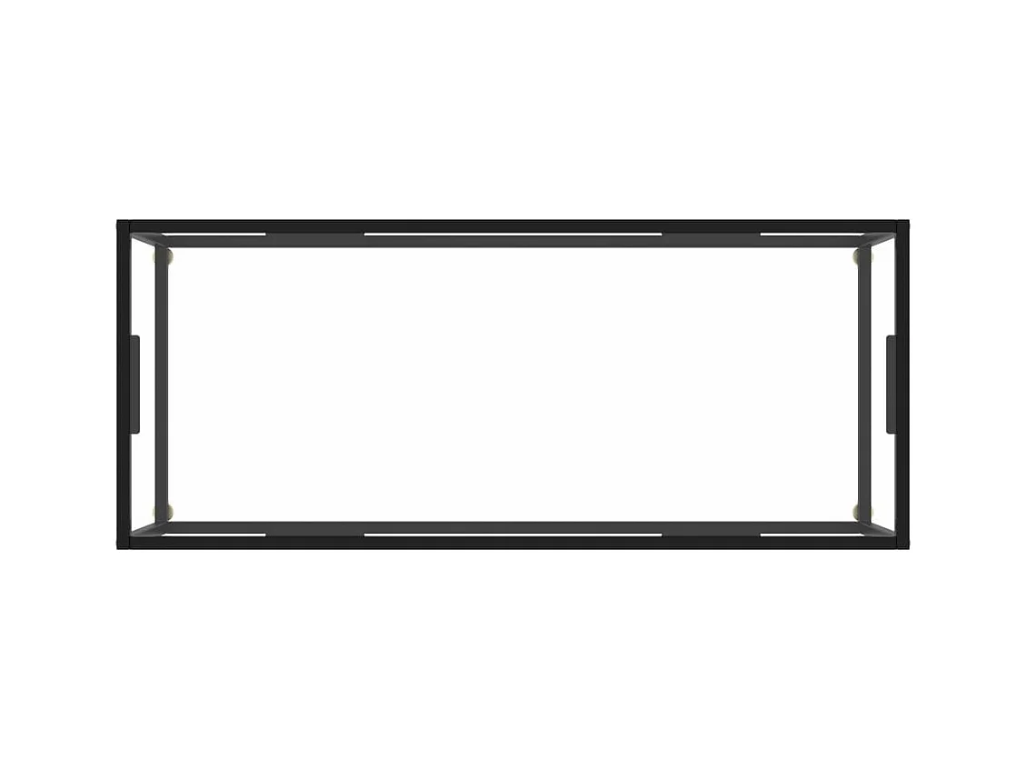 Mesa de centro | Mesa de café | Mesa auxiliar Roble negro 90x60x35 cm Madera contrachapada SHL4355