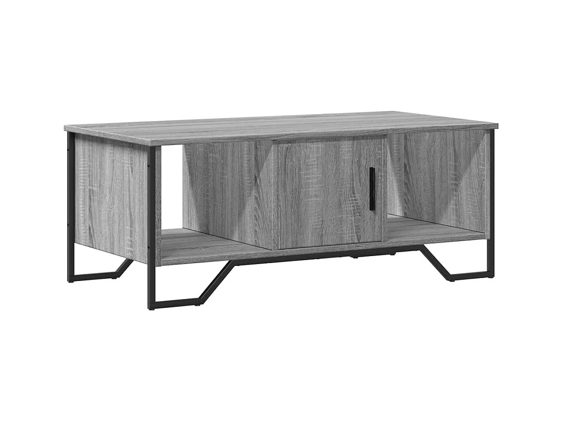 Table basse salon-Table d'appoint sonoma gris 100x51x40 cm bois d'ingénierie SHL86302