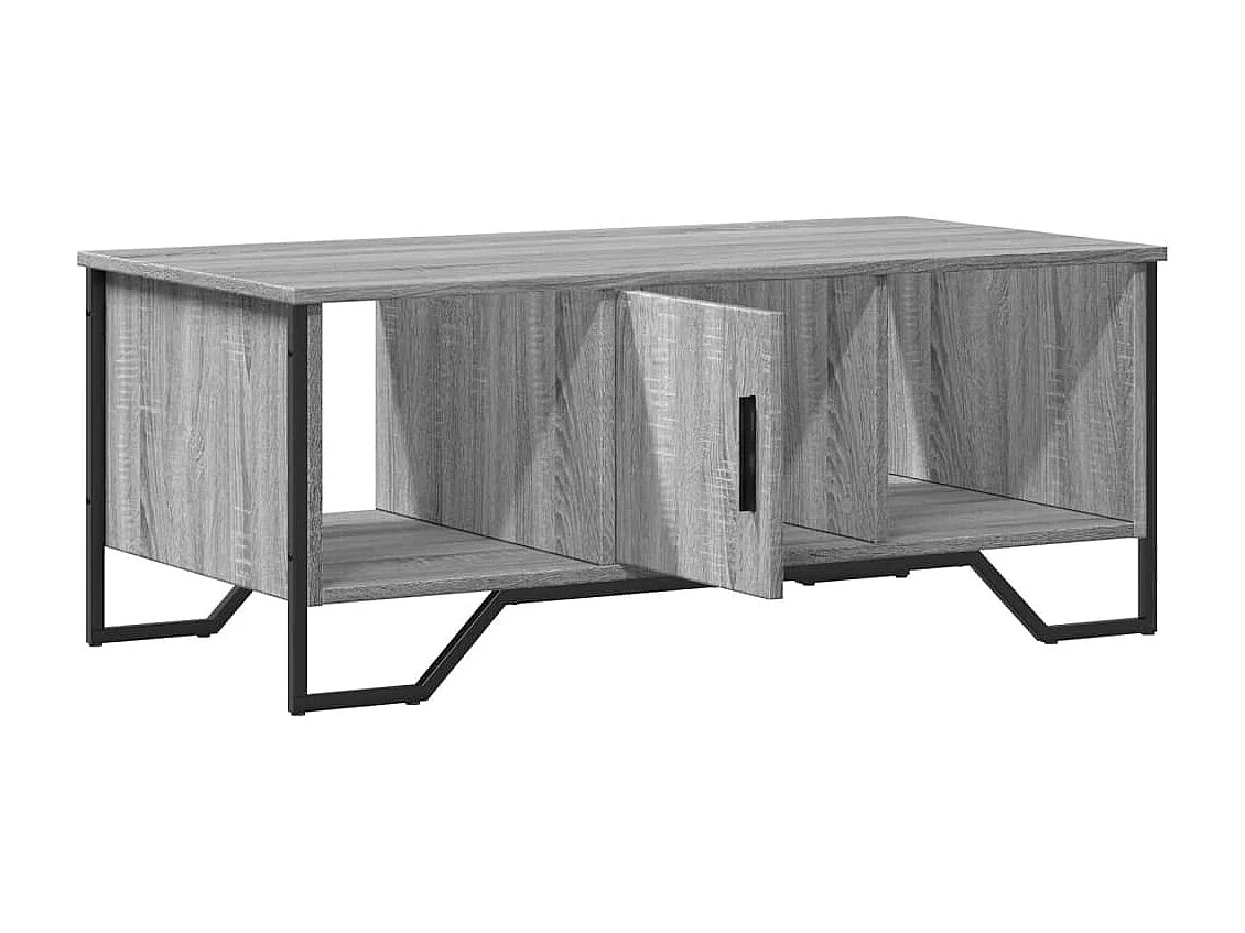 Couchtisch-Wohnzimmertisch-Beistelltische Grau Sonoma 100x51x40 cm Holzwerkstoff SHL99200